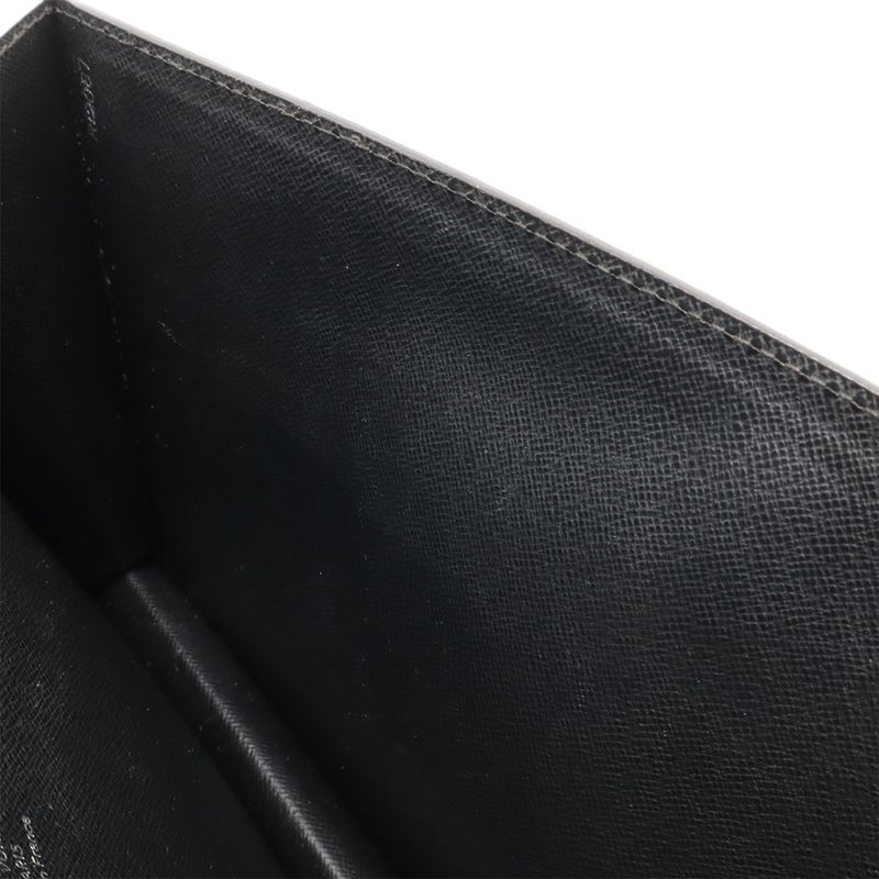 Louis Vuitton Epi Pochette Serie Dragonne Second Bag Noir Black Silver Hardware — view 7
