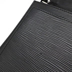 Louis Vuitton Epi Pochette Serie Dragonne Second Bag Noir Black Silver Hardware — view 8