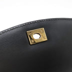 Louis Vuitton Epi Malesherbes Handbag Flap Bag Leather Noir Black Gold Hardware — view 8