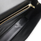 Louis Vuitton Epi Malesherbes Handbag Flap Bag Leather Noir Black Gold Hardware — view 6