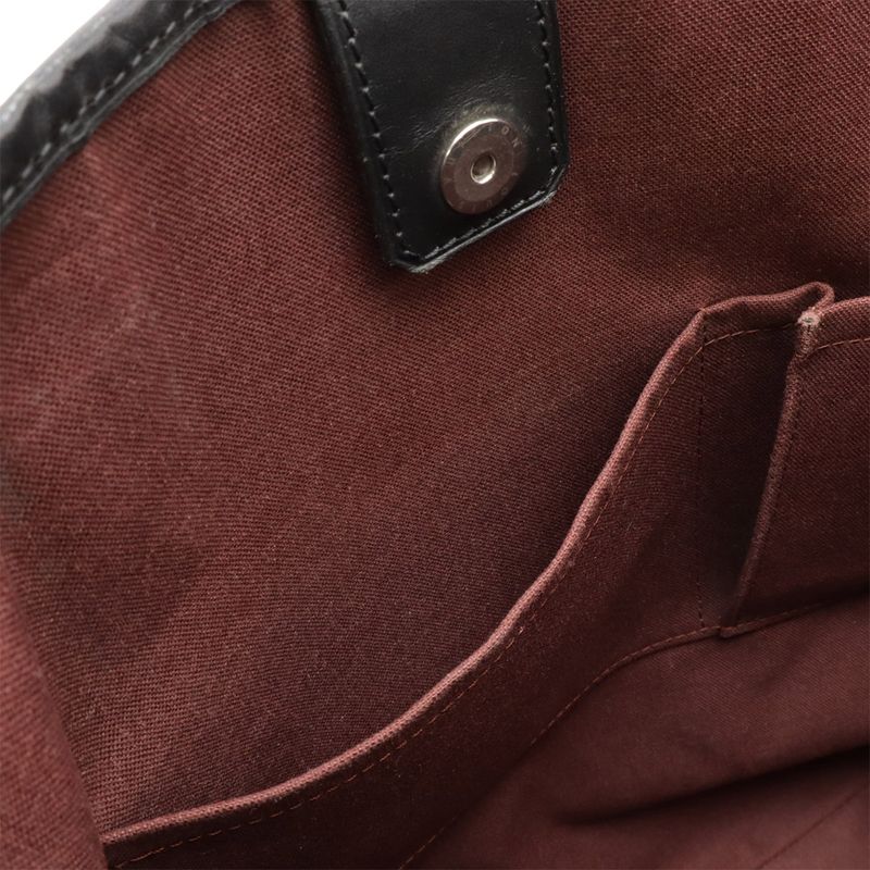 Louis Vuitton Monogram Macassar Davis Tote Bag Large Shoulder Brown — view 8