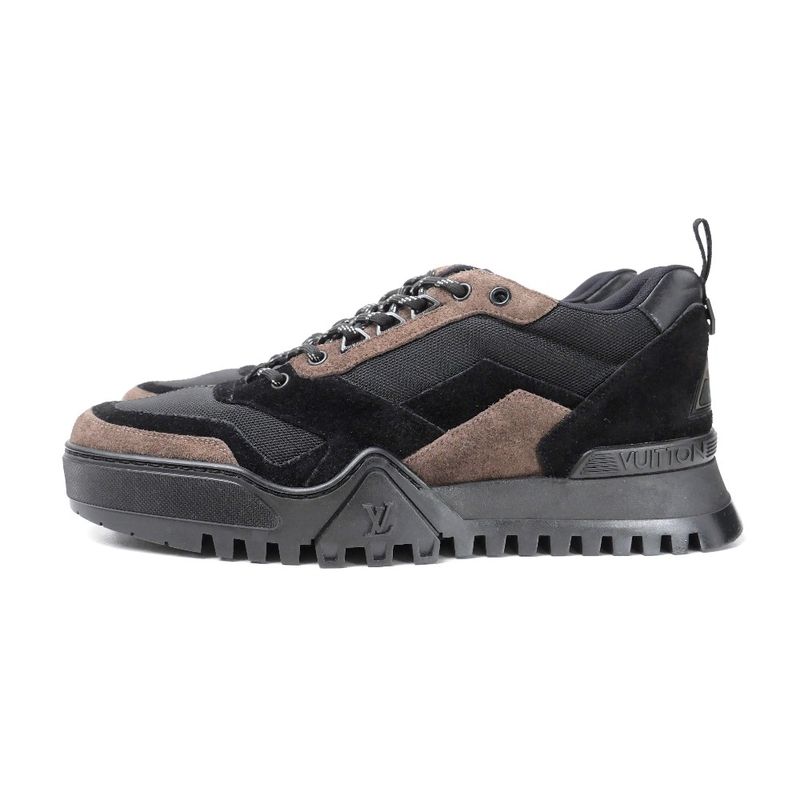 Louis Vuitton Hiking Line Sneakers Size 8 1 2 Suede Low Cut Shoes — view 2