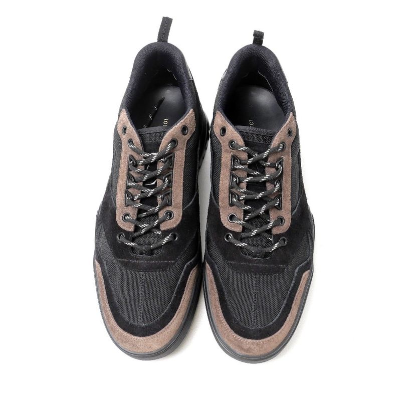 Louis Vuitton Hiking Line Sneakers Size 8 1 2 Suede Low Cut Shoes — view 4