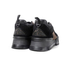 Louis Vuitton Hiking Line Sneakers Size 8 1 2 Suede Low Cut Shoes — view 3