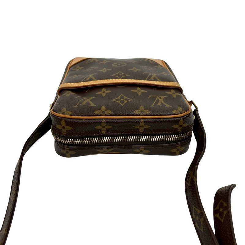 Louis Vuitton Danube Monogram Leather Mini Shoulder Bag With Pochette