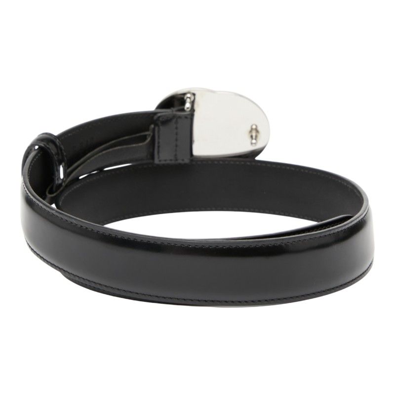 Gucci Interlocking G Belt Size 70/28 Black Leather — view 4