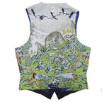 Hermes Vintage 100% Silk Very Sichuan Animal Print Gilet — view 2