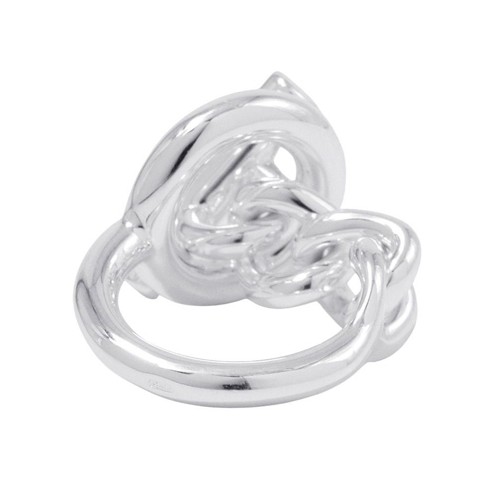Hermes Ring Croisette MM Silver 52 — view 4