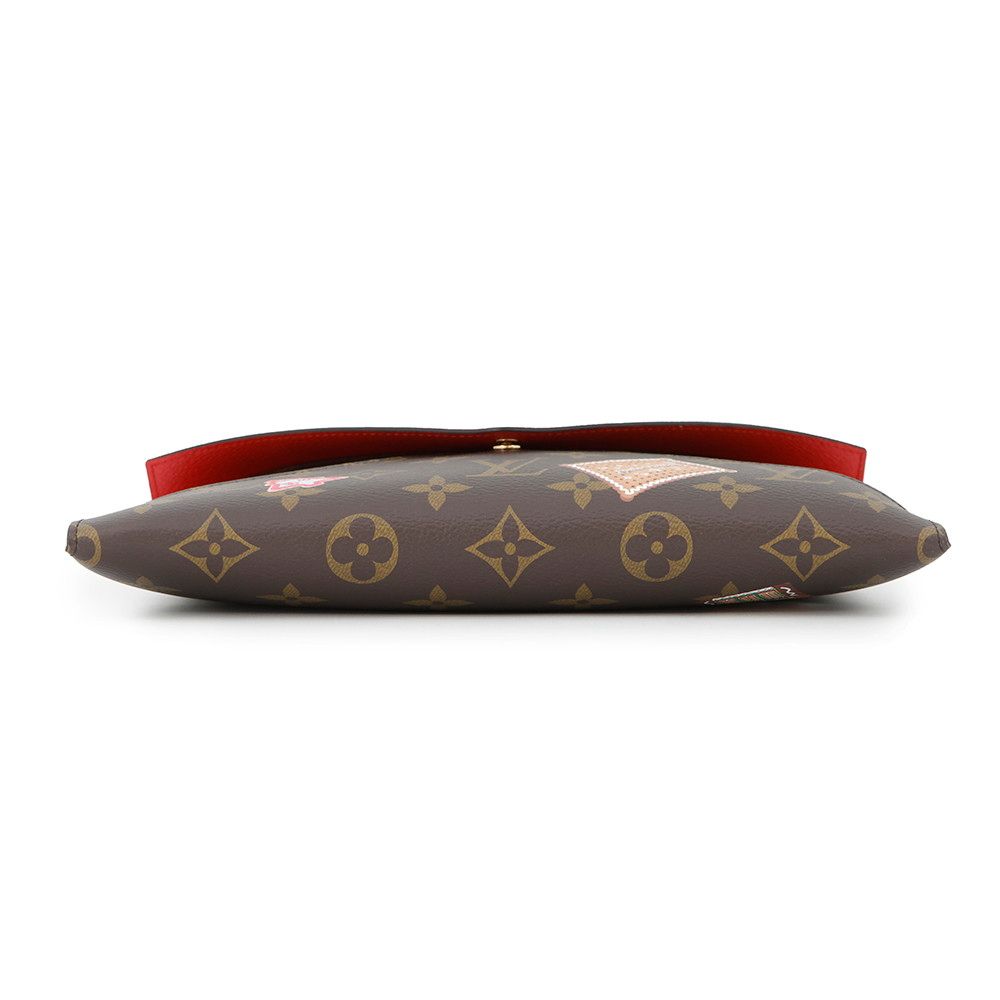 Louis Vuitton Clutch Monogram Pochette Kirigami Christmas Limited Candy Red — view 3