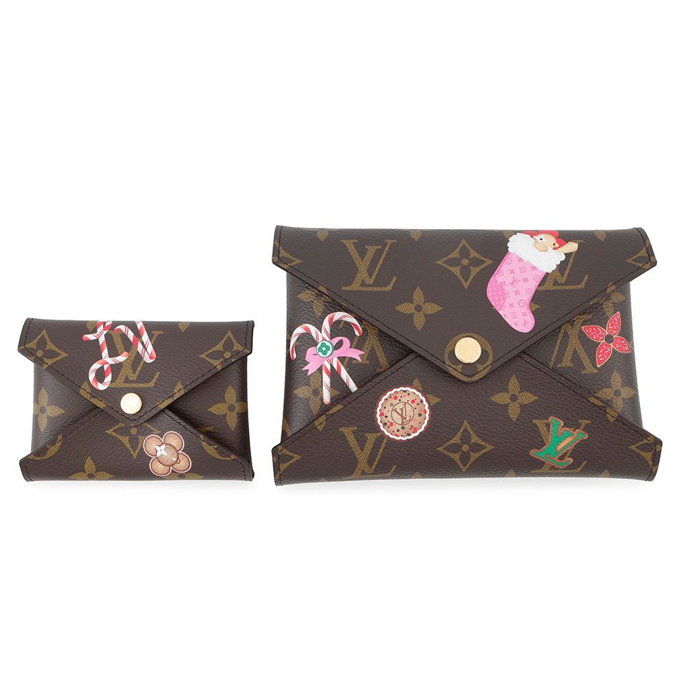 Louis Vuitton Clutch Monogram Pochette Kirigami Christmas Limited Candy Red — view 7
