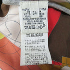 Hermes Echec AU ROI Checkmate Silk Cotton Sleeve Zip Design Twill Raine Cut — view 7
