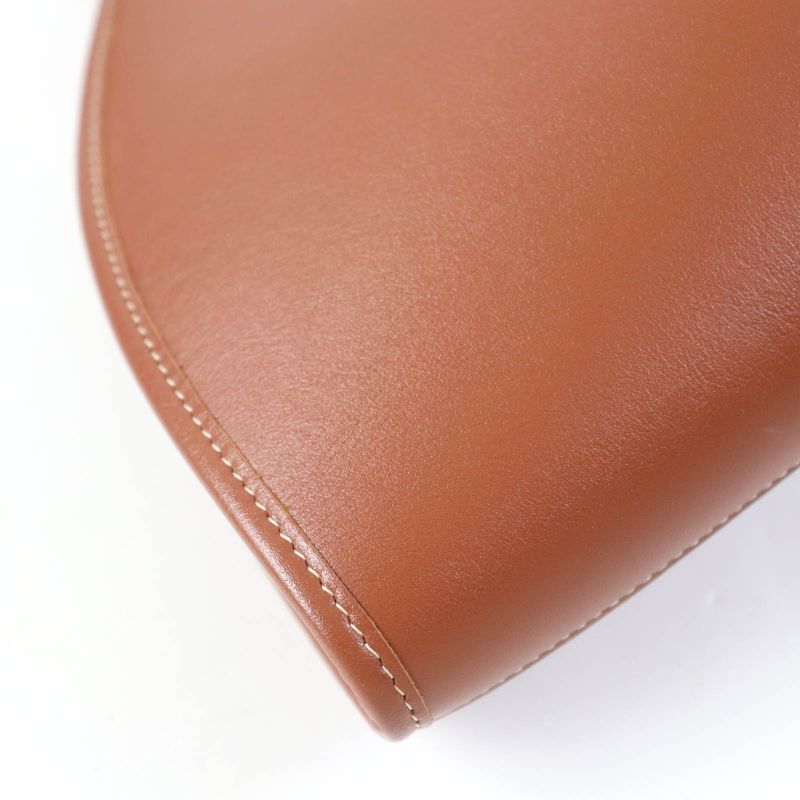 Celine Du3.04 lu Cuir Triomphe Coufant Medium Tote Bag Tan Smooth Calfskin — view 8