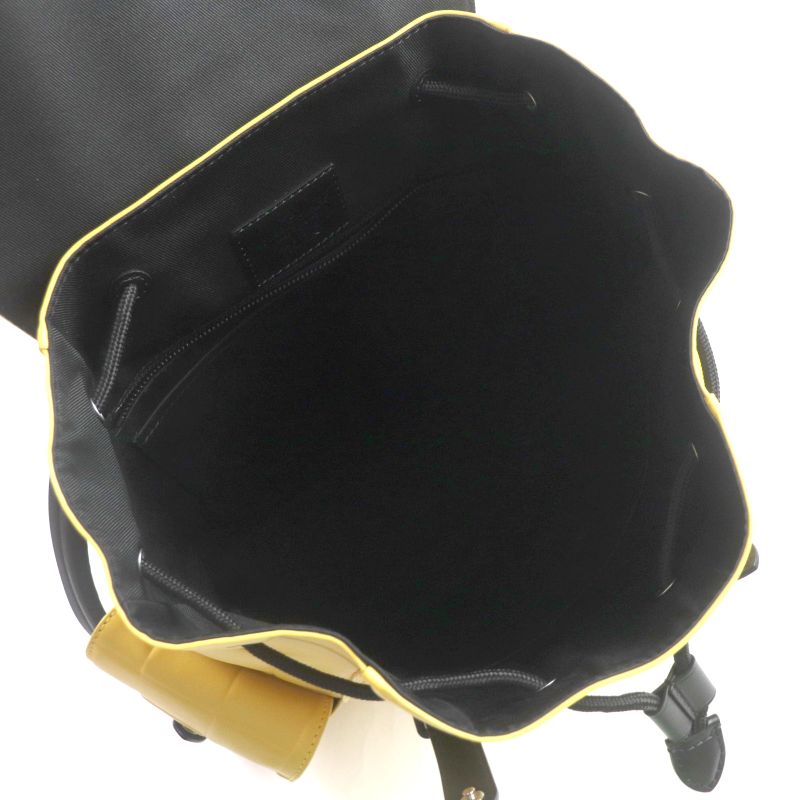 Louis Vuitton Damier Scuba Christopher MM Leather Backpack Yellow Black — view 8