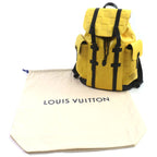 Louis Vuitton Damier Scuba Christopher MM Leather Backpack Yellow Black — view 2