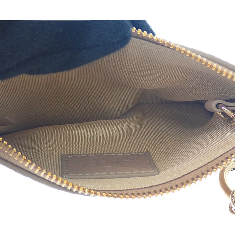 Gucci GG Emblem Key Pouch Aaeem 1523 Case Coin Purse Grain — view 5