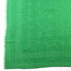 Hermes Sellier Cashmere Silk Fringe Large Shawl Scarf Green — view 6