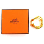Hermes Lugate Chaine D'ancre GP Scarf Clasp Ring Gold — view 2