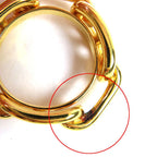 Hermes Lugate Chaine D'ancre GP Scarf Clasp Ring Gold — view 6