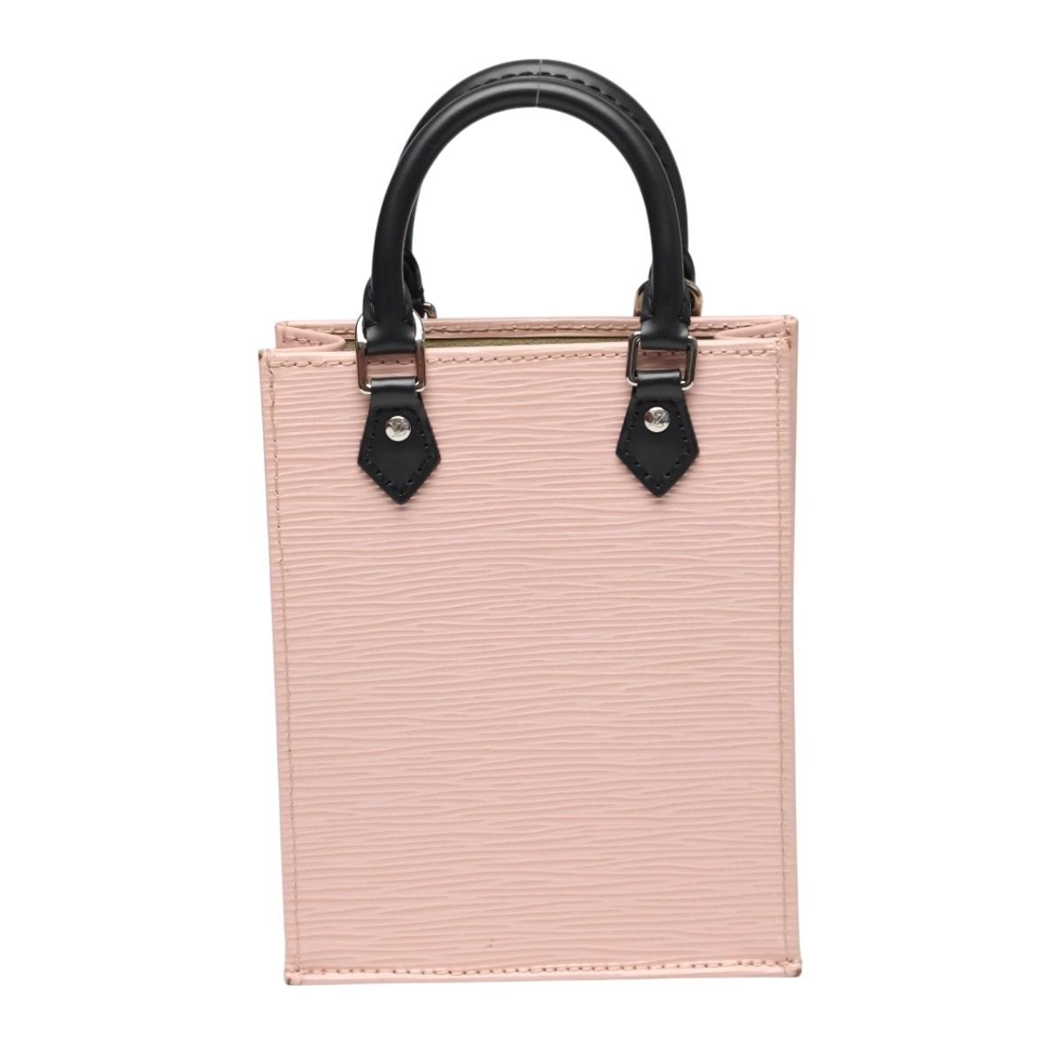 Louis Vuitton Epi Shoulder Bag Petite Sac Plat Handbag Rose — view 3