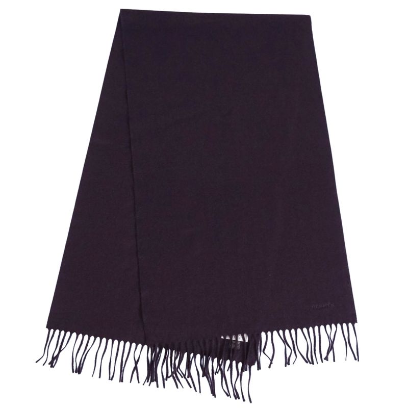 Hermes Scarf Shawl Fringe 100% Cashmere Les — view 2