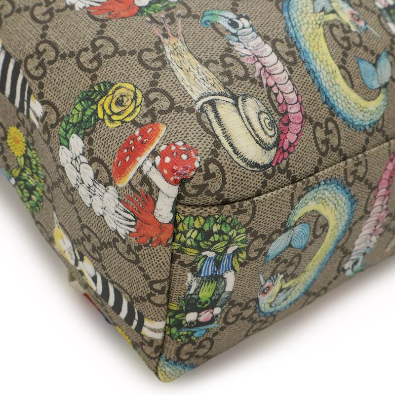 Gucci Childrens GG Supreme Backpack Higuchi Yuko Collaboration Print — view 3