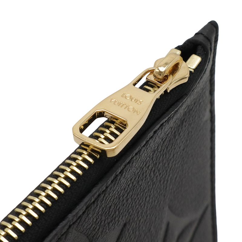 Louis Vuitton Monogram Empreinte Neverfull MM Pouch Only Noir Black — view 4
