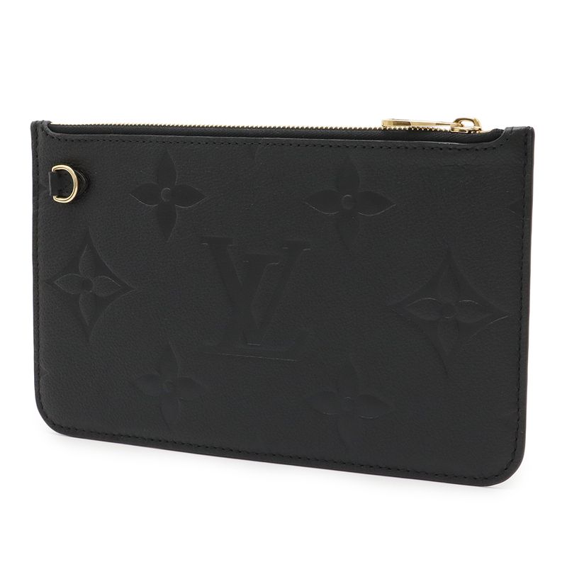 Louis Vuitton Monogram Empreinte Neverfull MM Pouch Only Noir Black — view 2