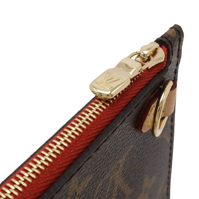 Louis Vuitton Monogram Neverfull MM Pouch For Accessories Multi — view 4