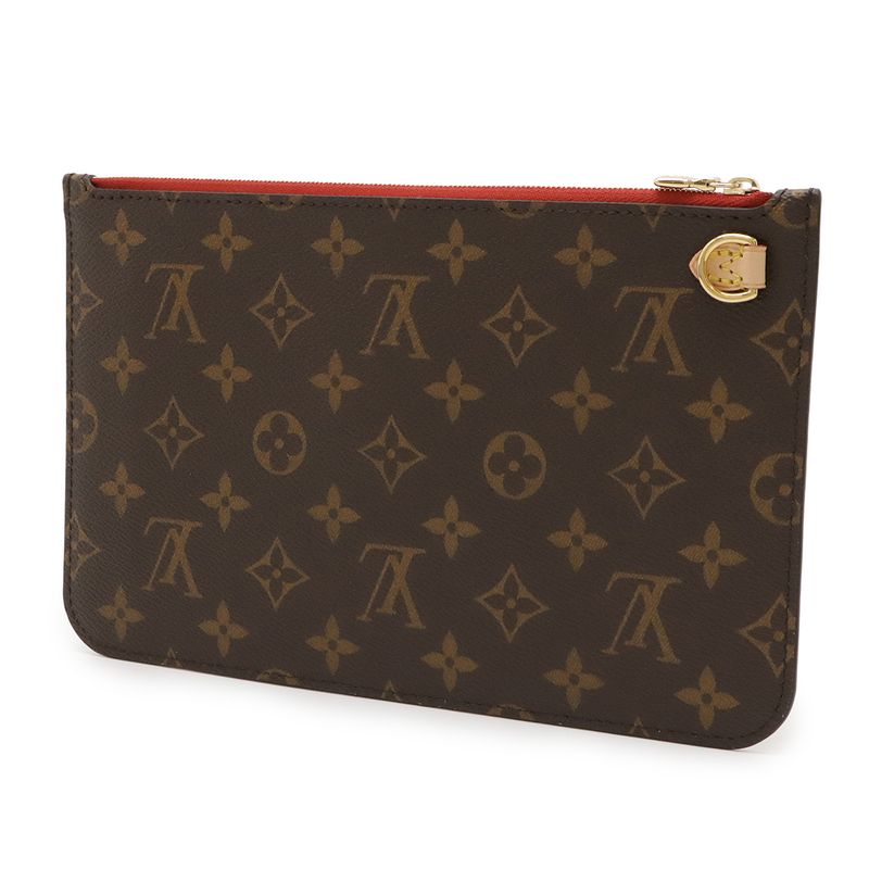 Louis Vuitton Monogram Neverfull MM Pouch For Accessories Multi — view 2