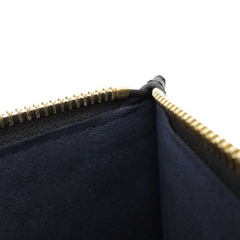 Louis Vuitton Monogram Empreinte Neverfull MM Pouch Only Noir Black — view 6