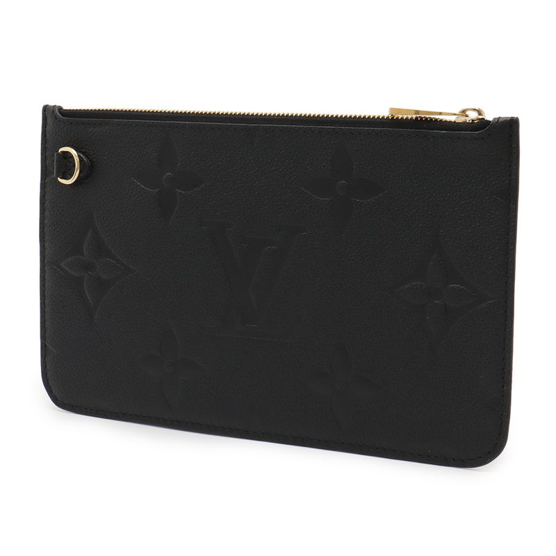 Louis Vuitton Monogram Empreinte Neverfull MM Pouch Only Noir Black — view 2