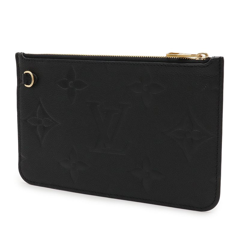 Louis Vuitton Monogram Empreinte Neverfull MM Pouch Only Noir Black — view 2