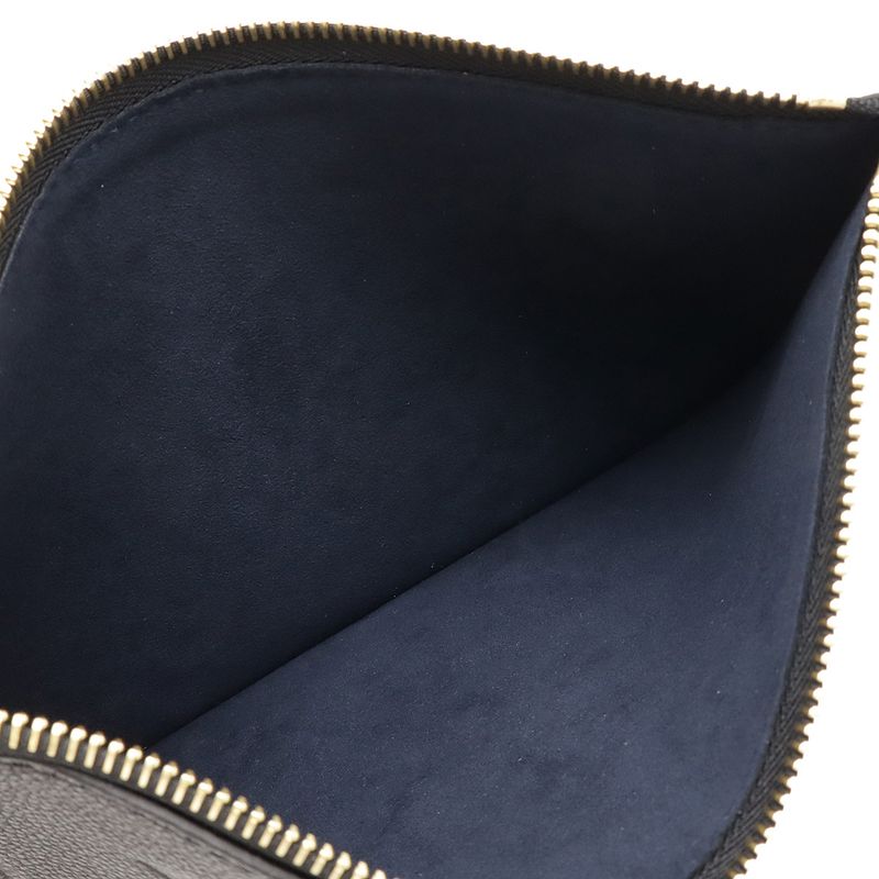 Louis Vuitton Monogram Empreinte Neverfull MM Pouch Only Noir Black — view 5