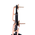Hermes Rose Gold Chain Link Earrings — view 5