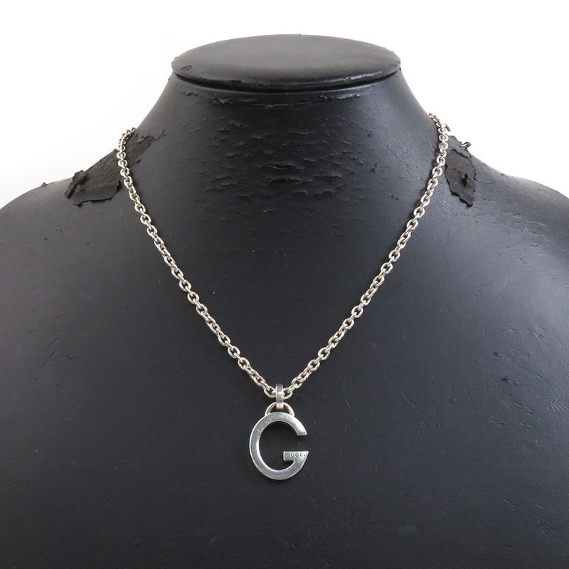 Gucci Signature Sterling Silver Necklace — view 9