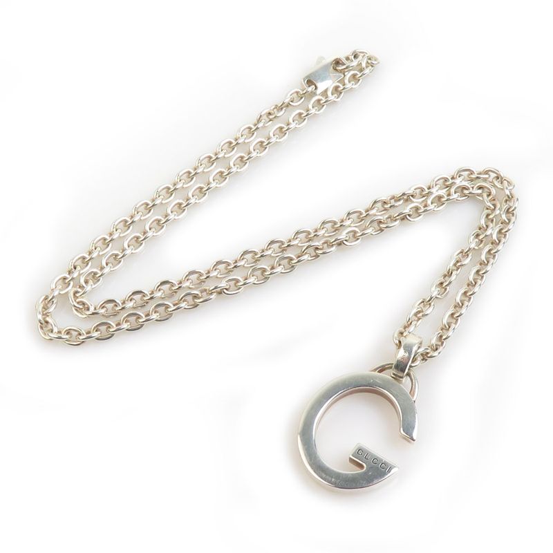 Gucci Signature Sterling Silver Necklace — view 3