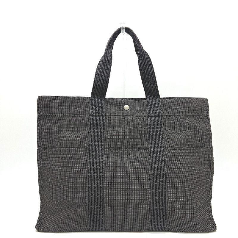 Hermes Tote Bag Her Line Herbag GM Yale Canvas Gray — view 2