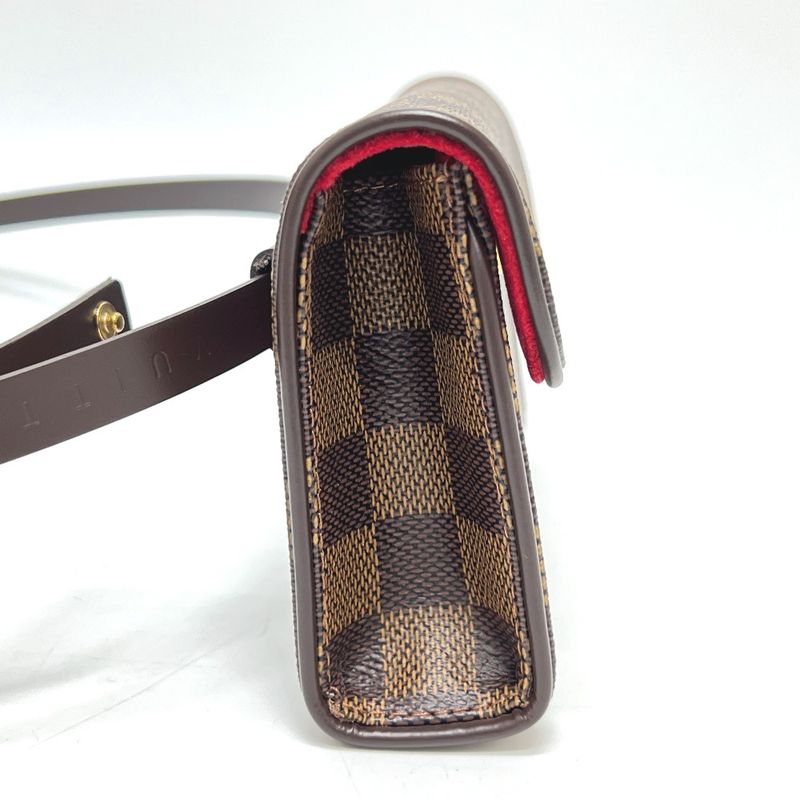 Louis Vuitton Florentine Waist Bag Damier Canvas Ebene Brown — view 2