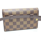 Louis Vuitton Florentine Waist Bag Damier Canvas Ebene Brown — view 5