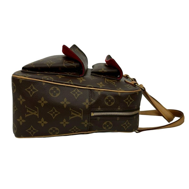 Louis Vuitton Vintage Exanterie City Monogram Leather Handbag Mini Boston Bag