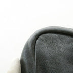 Saint Laurent Paris Shoulder Bag Logo Leather Black An6 aa — view 8