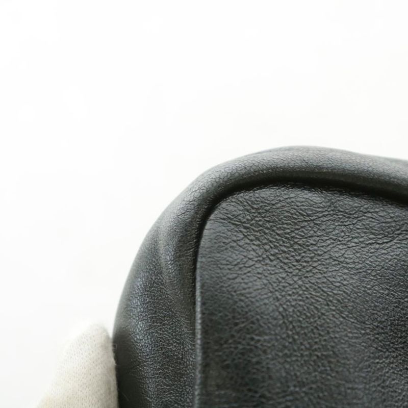 Saint Laurent Paris Shoulder Bag Logo Leather Black An6 aa — view 8