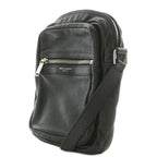 Saint Laurent Paris Shoulder Bag Logo Leather Black An6 aa — view 4