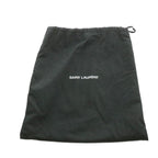 Saint Laurent Paris Shoulder Bag Logo Leather Black An6 aa — view 9
