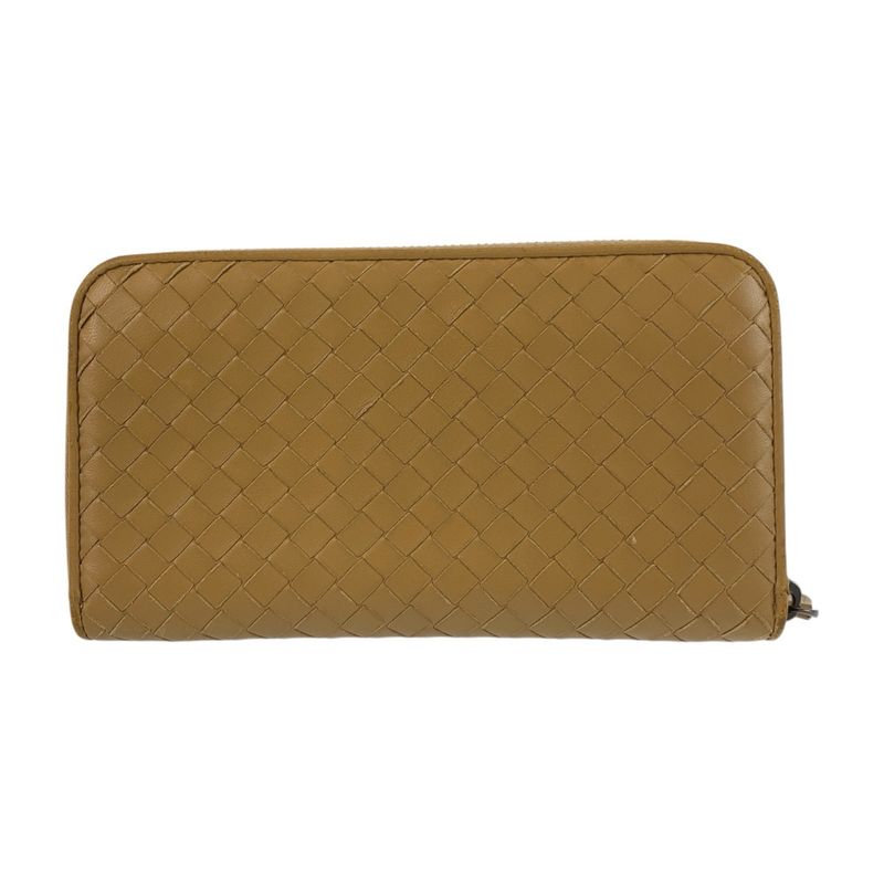 Bottega Veneta Intrecciato Beige Mustard F Long Wallet — view 2