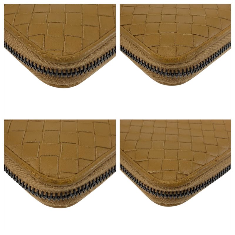 Bottega Veneta Intrecciato Beige Mustard F Long Wallet — view 4