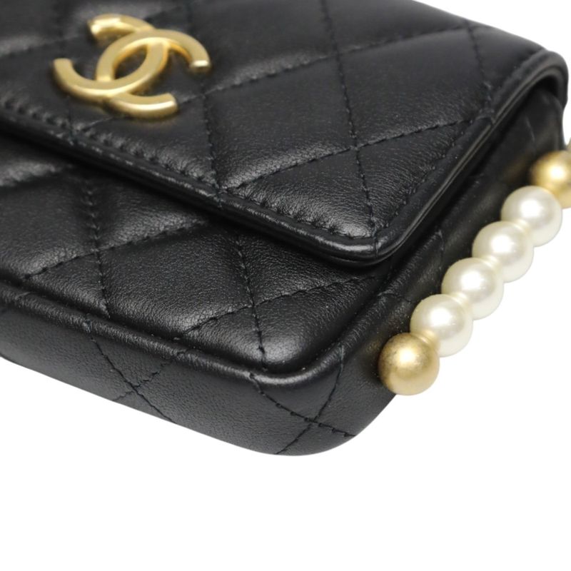 Chanel Mini Shoulder Bag Quilted Black — view 7