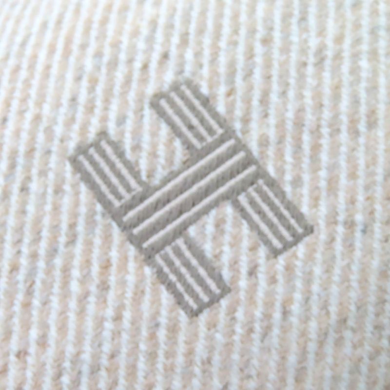 Hermes Brid a Black PM Au Carre 100% Wool Segre Silver Hardware Serie Button — view 8