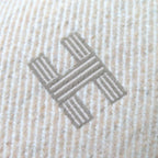 Hermes Brid a Black PM Au Carre 100% Wool Segre Silver Hardware Serie Button — view 8