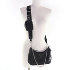Prada 1 Bh204 re-edition 2-way Handbag With Triangle Logo Pouch Shoulder Bag — view 9